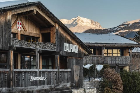 Property building, Day, Natural landscape, Winter, Mountain view