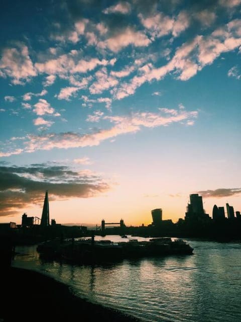 Nearby landmark, River view, Sunset