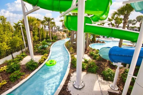 Natural landscape, Aqua park, Pool view, Swimming pool