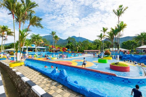 Day, People, Natural landscape, Aqua park, Evening entertainment, Mountain view, Pool view, Swimming pool, group of guests