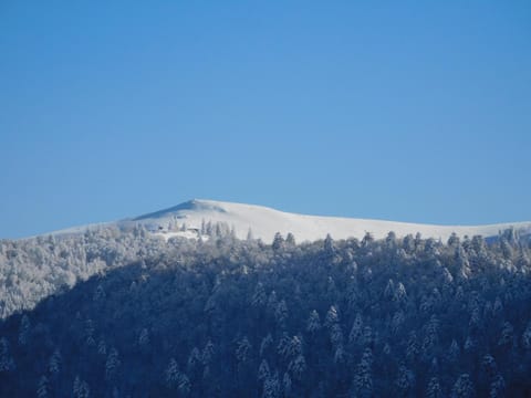 Natural landscape, Winter, Mountain view