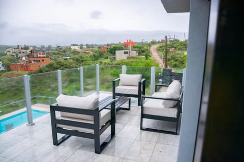 Natural landscape, Balcony/Terrace, Pool view