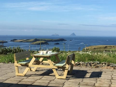 Natural landscape, Seating area, Sea view