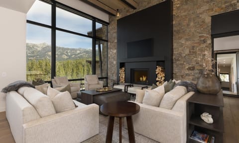 Jack Creek Modern Mountain Retreat House in Big Sky