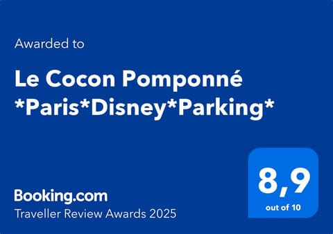 Le Cocon Pomponné *Paris*Disney*Parking* Apartment in Lagny-sur-Marne