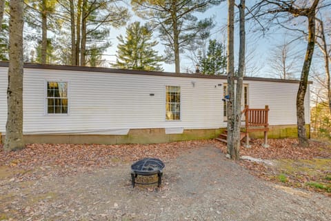 Tree-Lined Glenburn Vacation Rental with Fire Pit! House in Penobscot