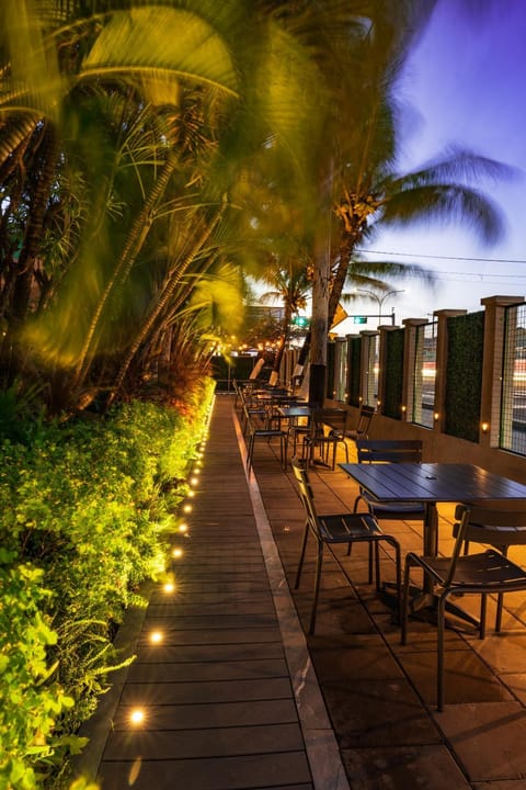 Patio, Night, Balcony/Terrace