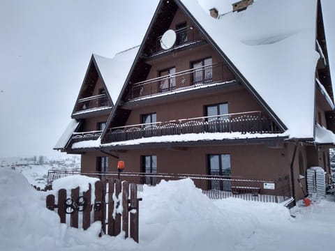 Property building, Winter, Balcony/Terrace