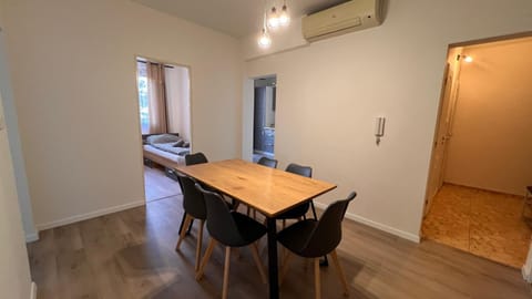 Dining area, air conditioner