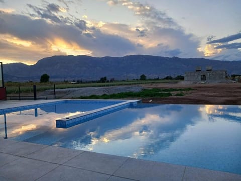 Natural landscape, Mountain view, Pool view, Swimming pool, Swimming pool, Sunset