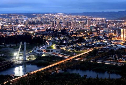 Night, Bird's eye view, City view