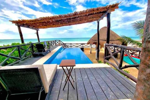 Casa Libelula Beachfront House Villa in Holbox