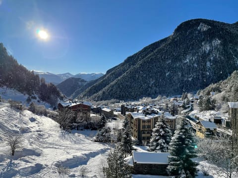 Winter, Garden view, Mountain view