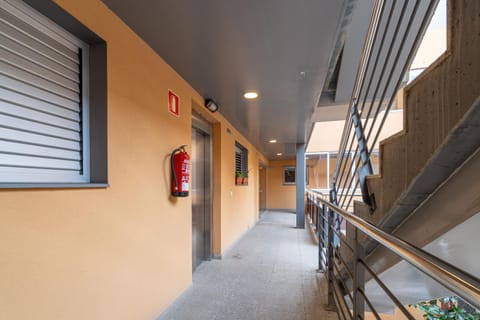 Property building, elevator