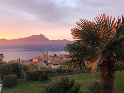 Lake view, Mountain view, Sunset