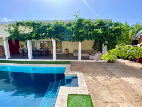 Modern 4BR Villa with Private Pool walk to Palm Beach House in Noord