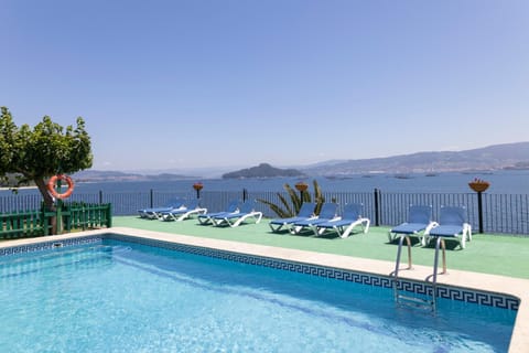 Pool view, Sea view, Swimming pool