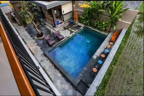 Harmony House 8: Rice Field View Room 2 min Center Bed and Breakfast in Ubud