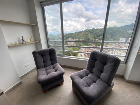 Natural landscape, Living room, Mountain view