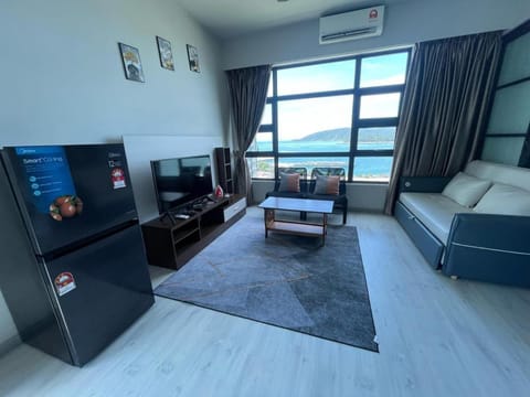 Living room, Seating area, Evening entertainment, Sea view