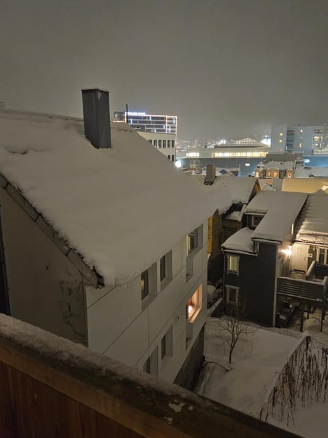 Night, Winter, City view