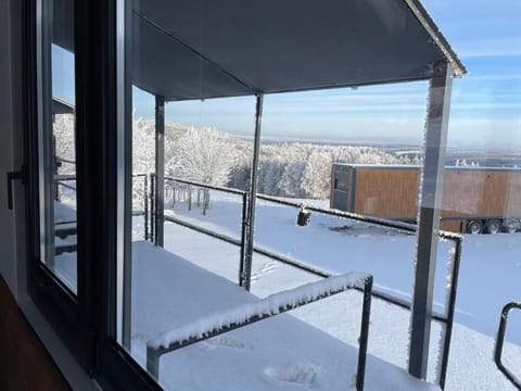 Day, Natural landscape, Winter, View (from property/room), Balcony/Terrace, Mountain view