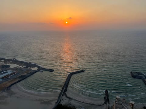 Nearby landmark, Natural landscape, Sea view, Sunset