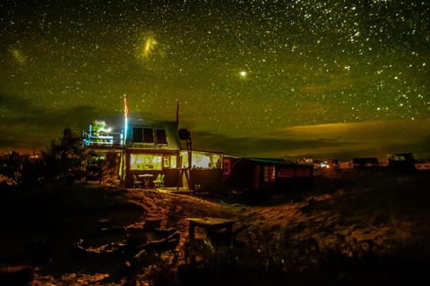 Property building, Night, Natural landscape