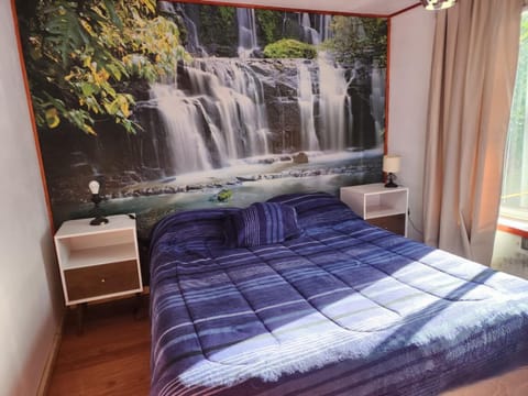 Bed, Natural landscape, Photo of the whole room, Bedroom