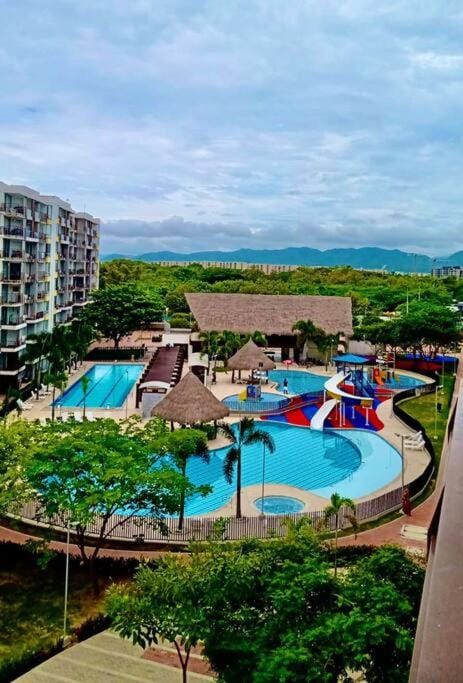 Natural landscape, Pool view, Swimming pool