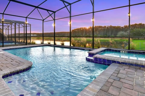 Hot Tub, Lake view, Swimming pool, Sunset