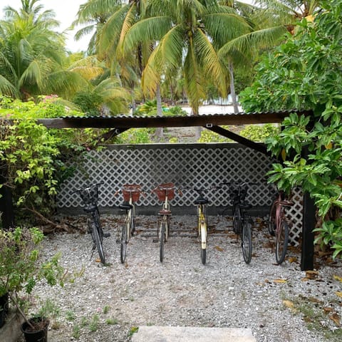 Cycling, Garden view