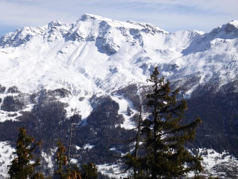 Natural landscape, Winter, Mountain view