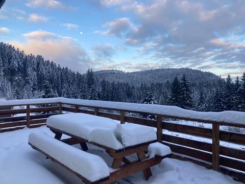 Day, Natural landscape, Winter, Mountain view