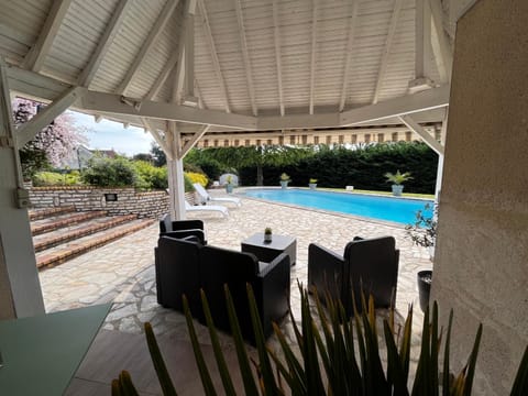 Patio, Garden view, Pool view