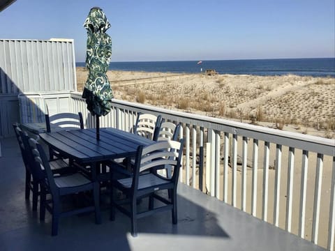 Pet Friendly Beachfront Vacation Rental On Lbi Condo in North Beach Haven