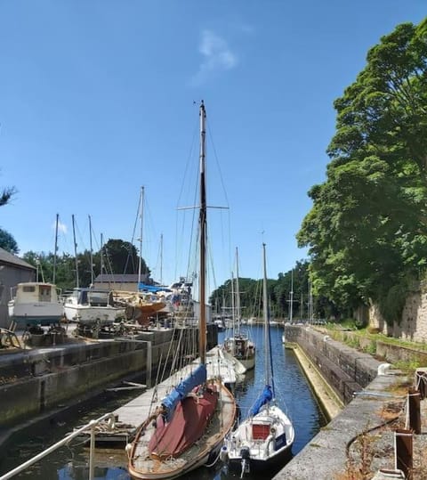 Peaceful marina-side house in north Wales House in Llanddaniel Fab