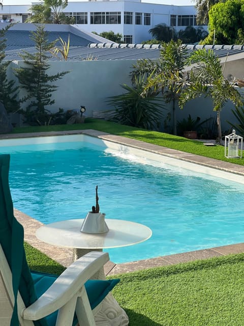 Natural landscape, Garden, Garden view, Pool view, Swimming pool