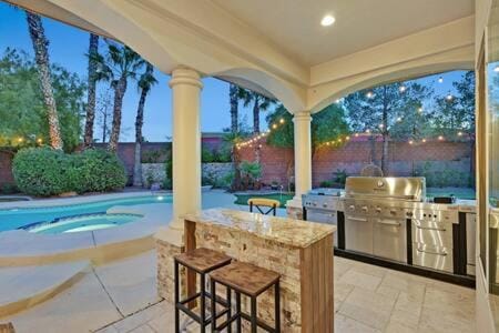 Lux 5BR Vegas Home w Pool, Spa, Games, Near Strip House in Paradise