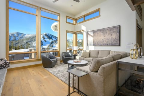 Natural landscape, Living room, Seating area, Mountain view