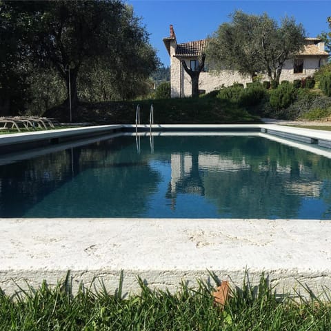 Property building, Natural landscape, Garden, Pool view, Swimming pool, Swimming pool