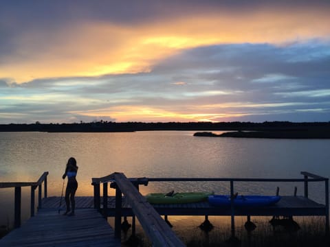 River view, Sunset