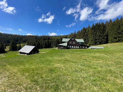 Property building, Spring, Day, Natural landscape, Mountain view