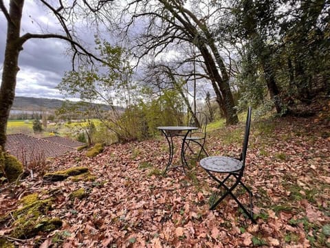 Spring, Garden, Dining area, Garden view