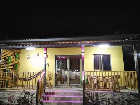 Property building, Night, Balcony/Terrace