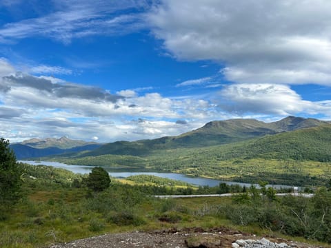 Spring, Day, Natural landscape, Lake view, Mountain view