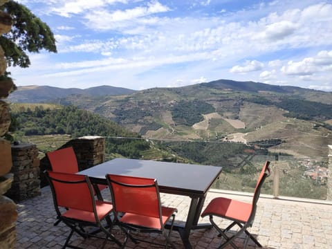 Patio, Day, Natural landscape, Balcony/Terrace, Dining area, Mountain view