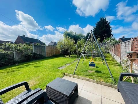 Spring, Children play ground, Garden, Garden view