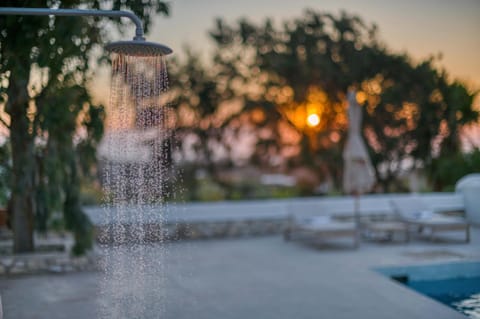 Shower, Garden view, Sea view