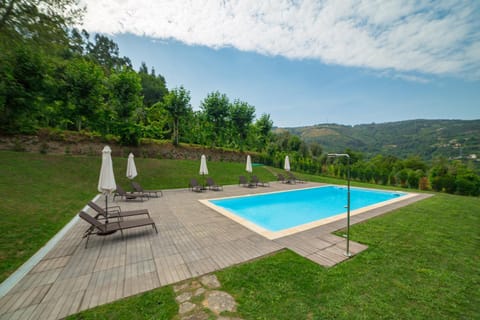 Spring, Day, Natural landscape, Garden, Garden view, Mountain view, Pool view, Swimming pool, Swimming pool, sunbed